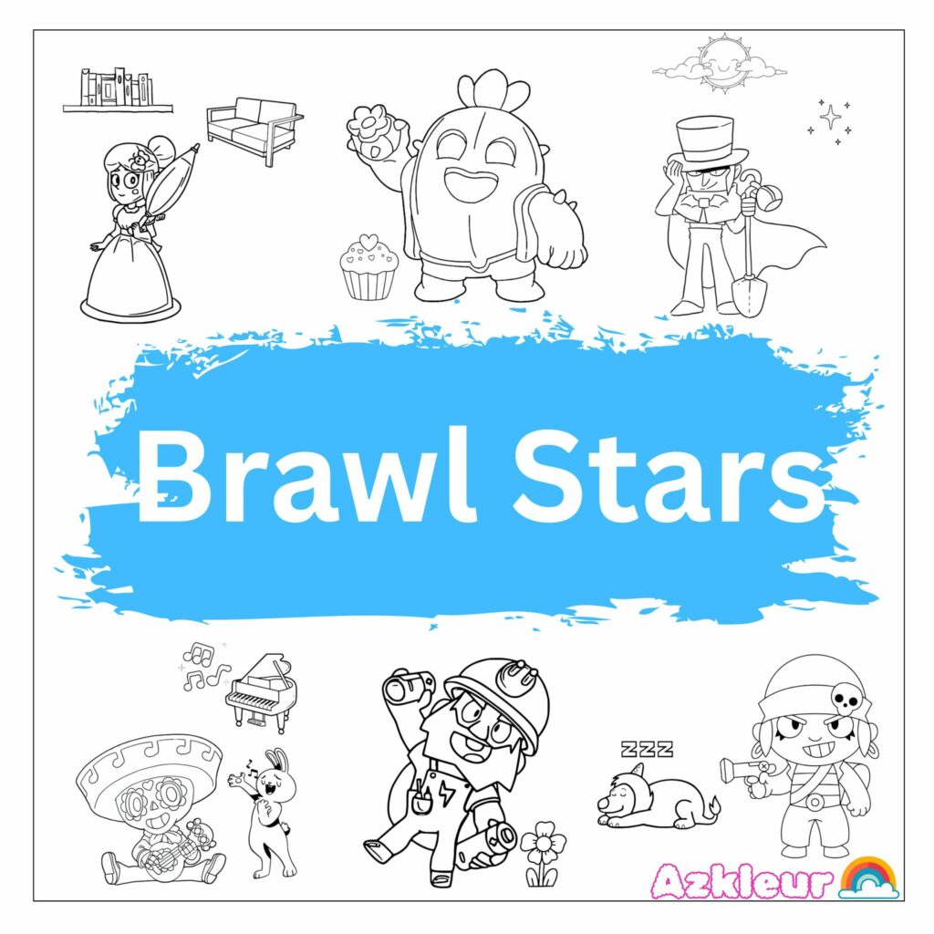 20+ Brawl Stars Kleurplaat gratis 2025